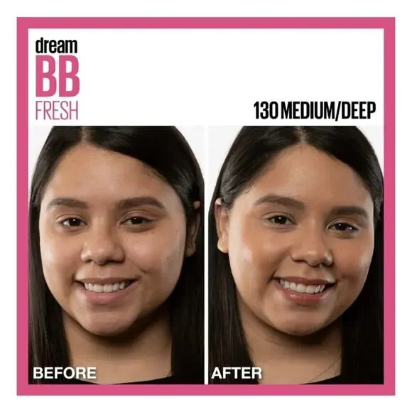 Maybelline Dream Fresh Skin Hydrating BB Cream, 8-in-1 Skin Perfecting Shade Med - Picture 2 of 11